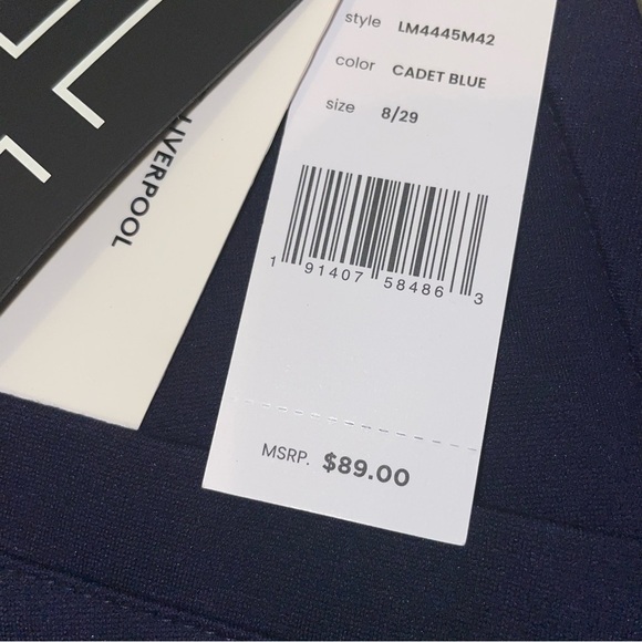 Liverpool Stella Kick Flare High-Rise Pants – NWT, Size 8 - Picture 9 of 13